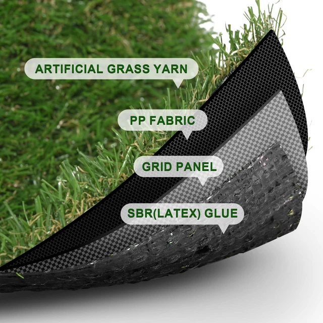 Alt view image 5 of 7 - Yescom 4'x50' Realistic Rooftop Bar Turf Party Flooring 0.8"H Highly-Reusable Commercial Outdoor Event Synthetic Turf