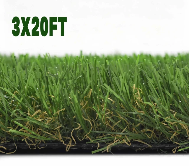 Main image of Yescom 3'x20' Hyper-Realistic Photo Backdrop Turf Roll 1.38"H Artificial Turf Event Flooring Carpet for Wedding Booth