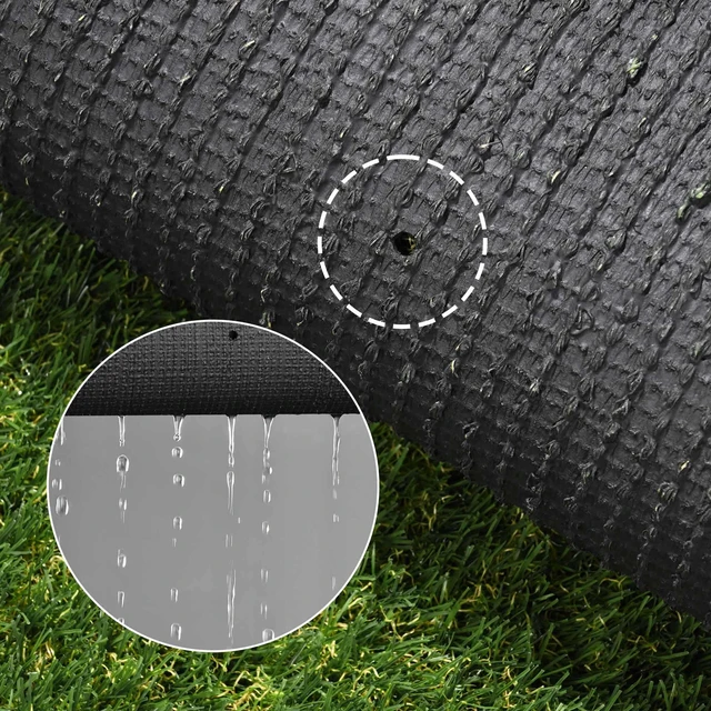 Alt view image 6 of 7 - Yescom 3'x20' Hyper-Realistic Photo Backdrop Turf Roll 1.38"H Artificial Turf Event Flooring Carpet for Wedding Booth
