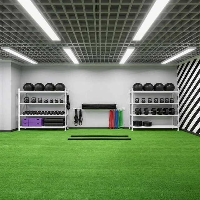 Main image of Yescom 5Ftx65Ft Sports Workout Gym Flooring Turf 0.4 Inch Height for Multi-Sport Training Sled Push Sprint Track
