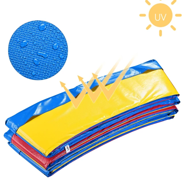 Alt view image 7 of 7 - Yescom Trampoline Mat & Pad Replacement Kit with 72V-Ring Fits 14 ft Trampoline Frame
