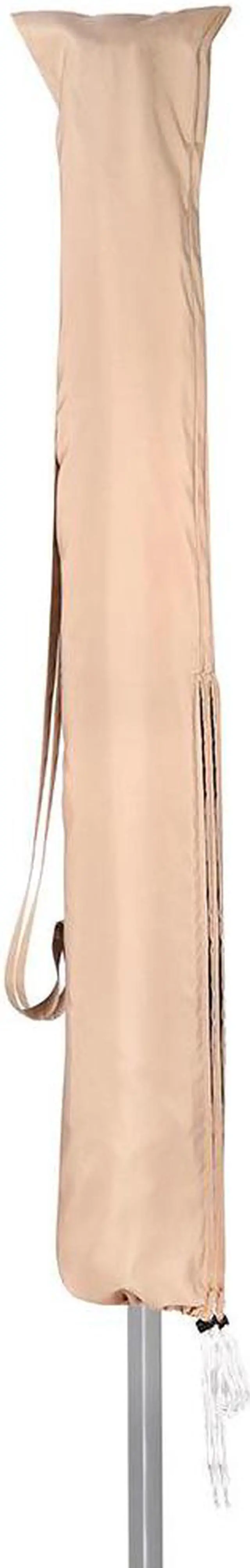 Alt view image 2 of 7 - Portable Patio Umbrella Protective Cover Carry Bag 2 Sew-in Wands Quick Removal Water Resistant 13ft