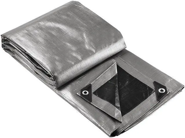 Alt view image 4 of 7 - 18x24ft Heavy Duty Reinforced Poly Tarp Multi Purpose Canopy Tent Cover Waterproof Tarpaulin Outdoor