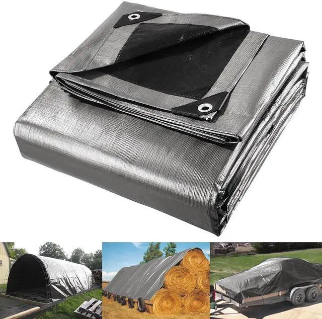 Main image of Yescom 20x24 Ft 10 Mil Poly Tarp Protective Cover Tarpaulin UV Resistant