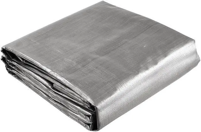 Alt view image 3 of 14 - Yescom 20x24 Ft 10 Mil Poly Tarp Protective Cover Tarpaulin UV Resistant