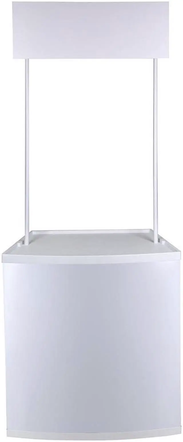 Alt view image 2 of 7 - Portable Promotion Counter Table Booth Kiosk Trade Show Display Banner Stand