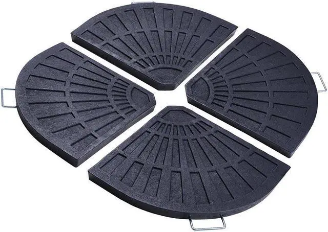 Main image of 4 Pcs 26.5 lbs 19" Fan Shaped Resin Beton Base Stand Weight Outdoor Patio Offset Umbrella,YES0362