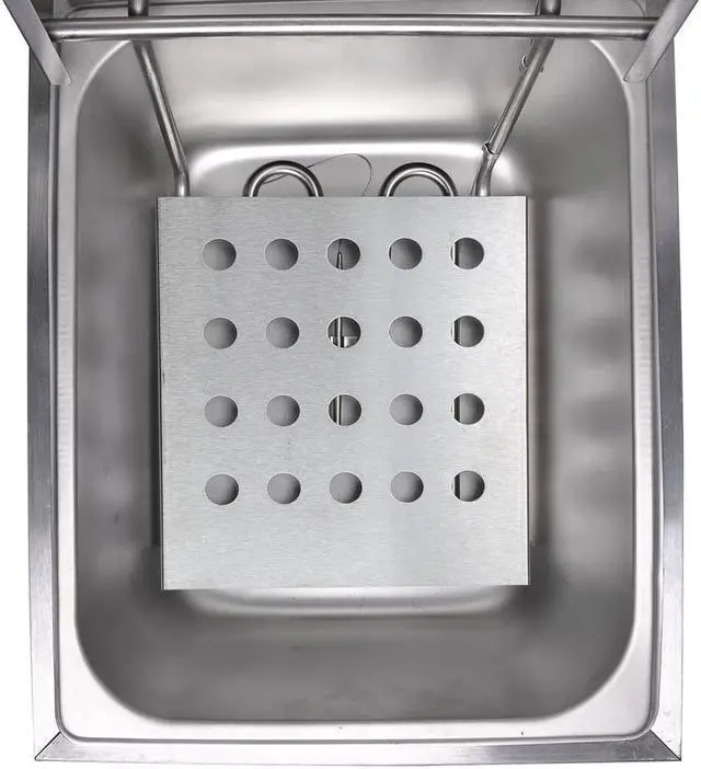 Alt view image 6 of 14 - 5000W 24L Electric Countertop Deep Fryer Dual Tank French Fry Commercial Restaurant