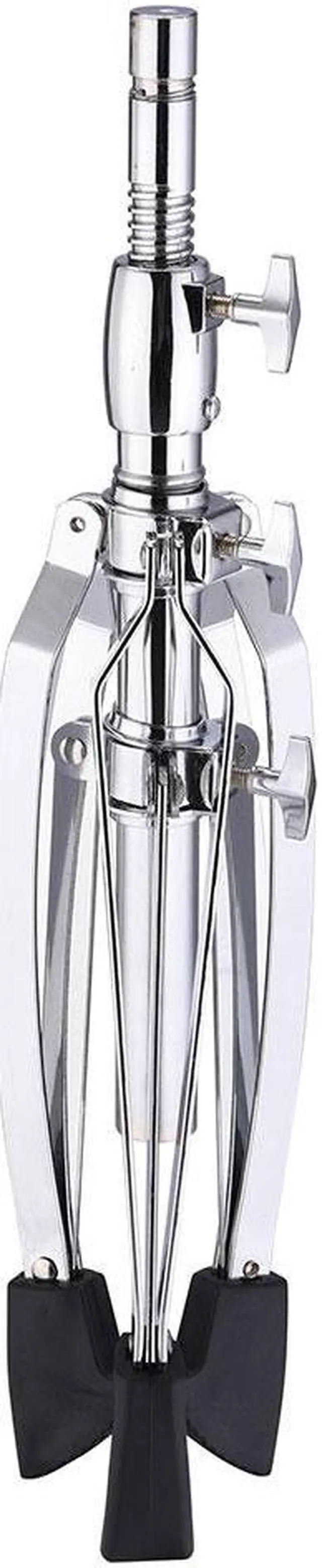 Alt view image 5 of 7 - Saddle Drum Throne Drummer Stool Round Seat Chair Adjustable Folding Stand Percussion Hardware Large