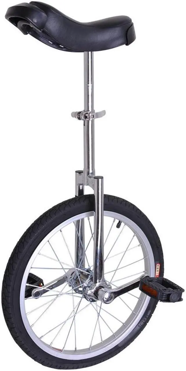 Main image of Yescom 18 In Wheel Outdoor Unicycle Skid-proof Tire Fitness Bicycle Balance Training for Adults Teenagers Kids, Silver