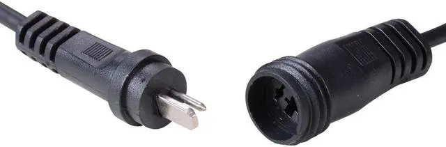 Alt view image 4 of 5 - 12V Transformer Plug &16Ft Wire Cable Power Cord For 5 10 15 LED Deck Light Lamp Only For Yescom Deck Light