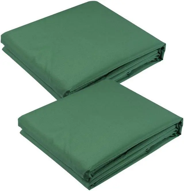 Alt view image 7 of 7 - 2 Pcs 15.5x4 Ft Canopy Cover Replacement with Valance for Pergola Structure Green