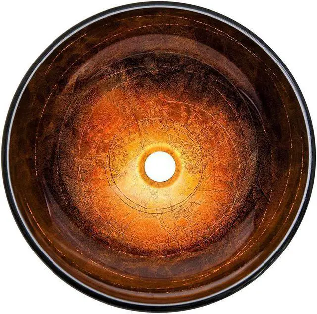 Alt view image 3 of 9 - Aquaterior® 2 Pack Round Tempered Glass Above Counter Vessel Bowl Vanity Sink Bathroom Wash Basin