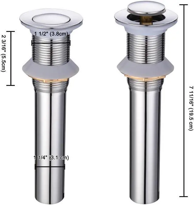 Alt view image 5 of 12 - 12" Vessel Sink Above Counter Washing Basin Bathroom Porcelain Sink with Drain Counter Top Basin