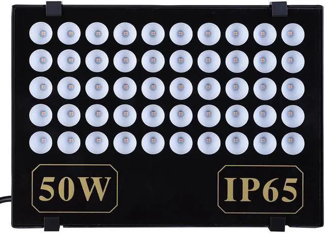 Alt view image 6 of 7 - 2Pcs 50W LED Blacklights Floodlights IP65 Waterproof Lamp Bulb Stage Party Indoor Outdoor