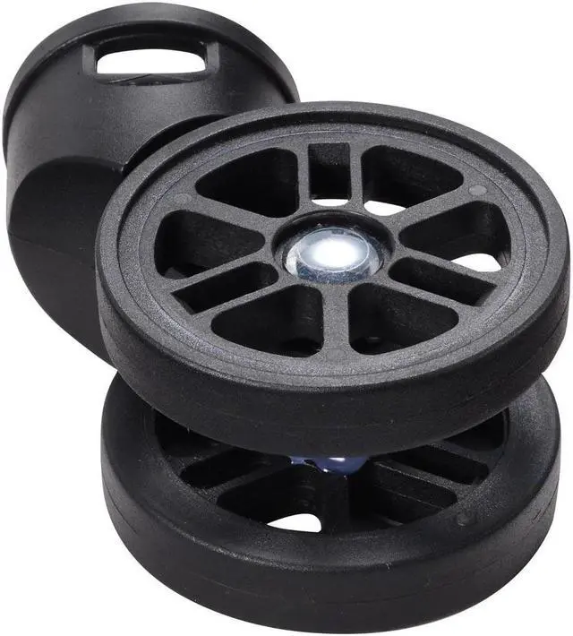 Alt view image 3 of 6 - Byootique 2Pcs 2" Swivel Replacement Wheels 360 Degree Rotate Caster for AW Makeup Case