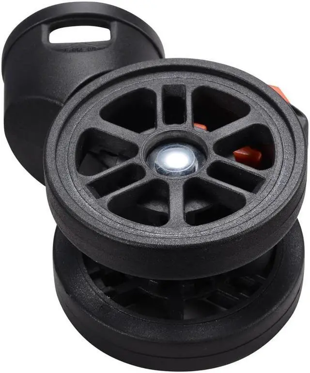 Alt view image 3 of 6 - Byootique 2Pcs 2" Swivel Replacement Wheel Caster with Locking Brake for AW Makeup Case