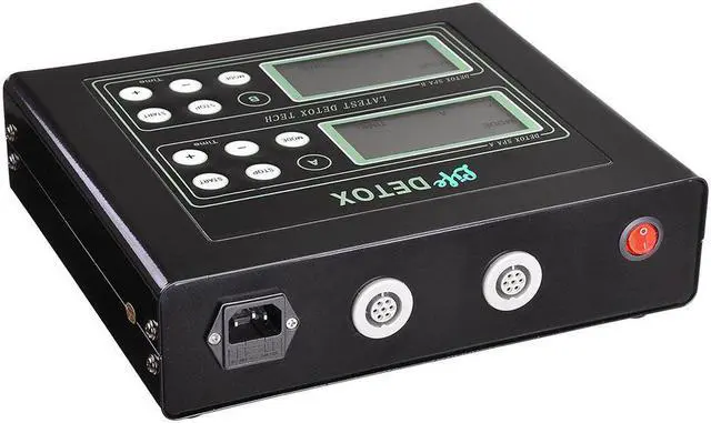 Alt view image 3 of 7 - Dual User Foot Bath Machine Ionic Detox Foot Spa Cell Cleanse Machine LCD Tool
