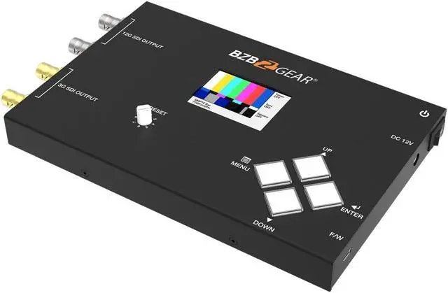 Alt view image 6 of 7 - BZBGEAR 4K UHD 12G-SDI Video G2 Test Pattern Generator (Support 12G/6G/3G/HD/SD-SDI)