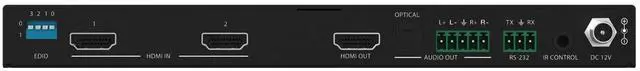 Alt view image 5 of 7 - BZBGEAR 2x1 8K UHD HDMI 2.1 Switcher with Digial/Analog Audio De-Embedding/EDID/RS-232 (8K60/4K120Hz 4:4:4 VRR/ALLM Support)