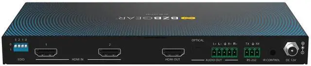 Alt view image 3 of 7 - BZBGEAR 2x1 8K UHD HDMI 2.1 Switcher with Digial/Analog Audio De-Embedding/EDID/RS-232 (8K60/4K120Hz 4:4:4 VRR/ALLM Support)