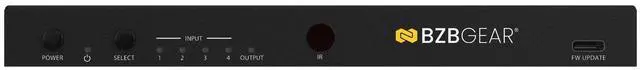 Alt view image 4 of 7 - BZBGEAR 4x1 8K UHD HDMI 2.1 Switcher with Digial/Analog Audio De-Embedding/EDID/RS-232 (8K60/4K120Hz 4:4:4 VRR/ALLM Support)