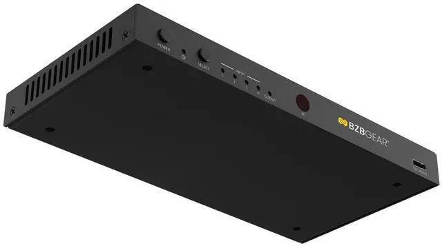 Alt view image 7 of 7 - BZBGEAR 4x1 8K UHD HDMI 2.1 Switcher with Digial/Analog Audio De-Embedding/EDID/RS-232 (8K60/4K120Hz 4:4:4 VRR/ALLM Support)