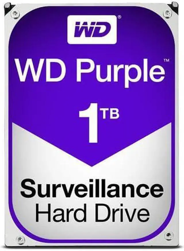 Alt view image 2 of 6 - Western Digital WD Purple 1TB HDD for PC/ CCTV Surveillance 3.5 inch SATA WD10PURZ Hard Disk Drive