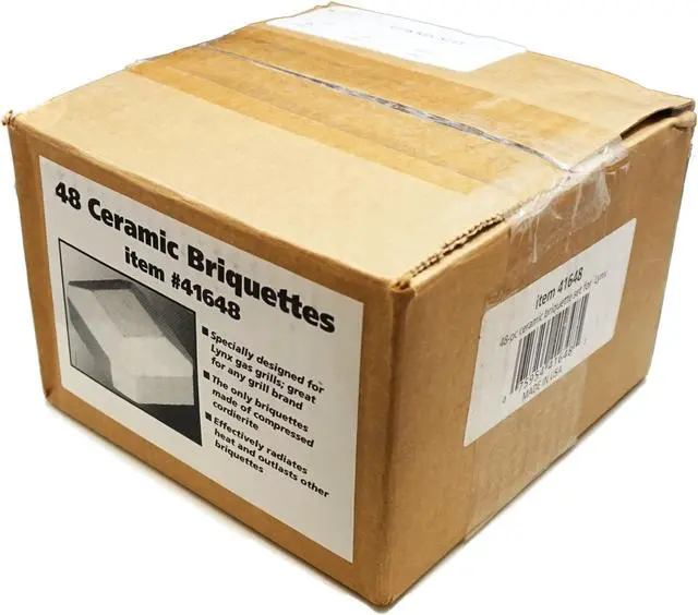 Alt view image 2 of 4 - Gas Grill 48 pieces Ceramic Briquette Set for Lynx, 41648