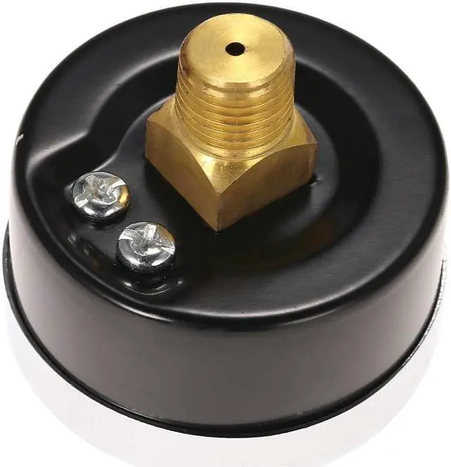 Alt view image 5 of 6 - TS-50-14bar 0-200psi/0-14bar 1/4'' NPT Dial Display Pressure Gauge Measuring Manometer