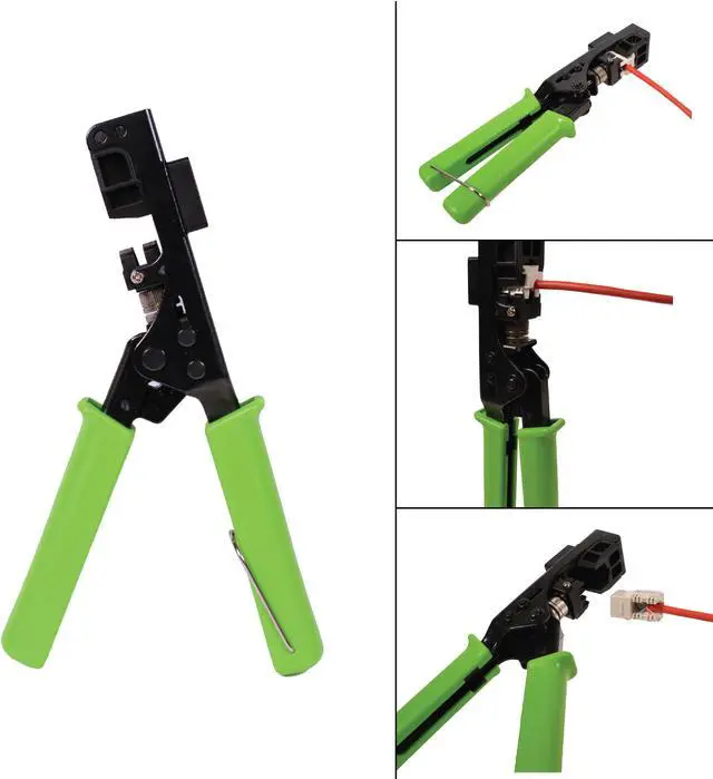 Main image of RJ45 Punch Down Crimping Termination Tool 8 in 1 for LOGICO 90°  Keystone Jacks - Cat6 / Cat6a / Cat5e / Cat5a networking