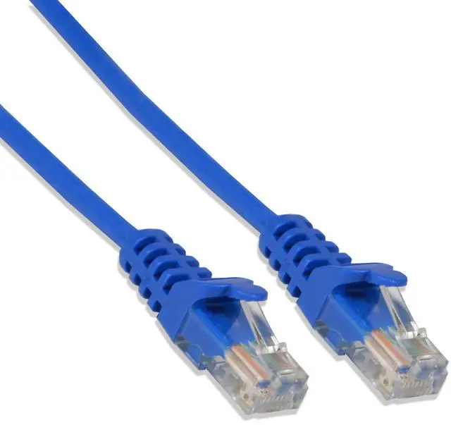 Main image of 2FT Cat5e UTP Ethernet Network Patch Cable RJ45 Lan Wire Blue (25 Pack)