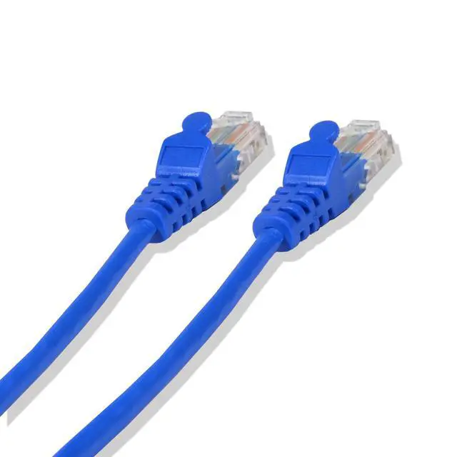 Alt view image 2 of 3 - 2FT Cat5e UTP Ethernet Network Patch Cable RJ45 Lan Wire Blue (25 Pack)