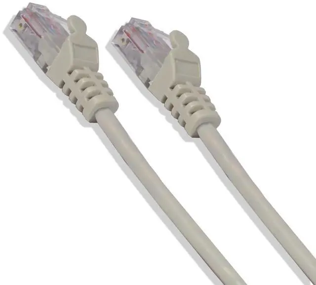 Alt view image 3 of 3 - 2Ft Cat5e Ethernet RJ45 Lan Wire Network Gray UTP 2 Feet Patch Cable (5 Pack)