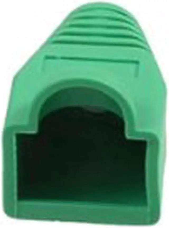 Alt view image 2 of 4 - 100 pcs Cat5e/Cat6/RJ45 Ethernet Cable Connector Strain Relief Boots Green