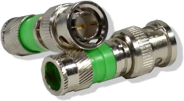 Alt view image 2 of 2 - 20 pack BNC Compression Connector Adapter for RG59 Coax Cable CCTV Camera