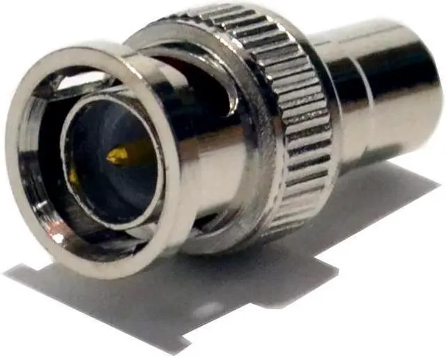 Alt view image 2 of 3 - 50 pack BNC Male to RCA Female Connector Adapter Coaxial CCTV