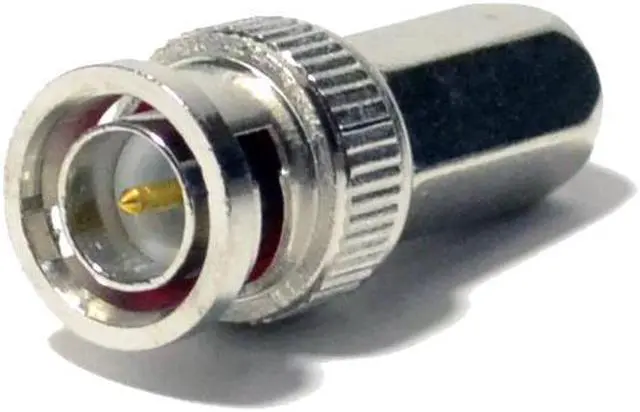 Alt view image 2 of 3 - 100 pack Twist on BNC Male Connector Adapter for RG59 Coax Cable CCTV Camera