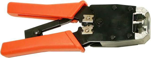 Alt view image 3 of 3 - Cable Crimper Tool RJ45/RJ11 Modular Plug Cat5e/Cat6 Network LAN Crimp Tool
