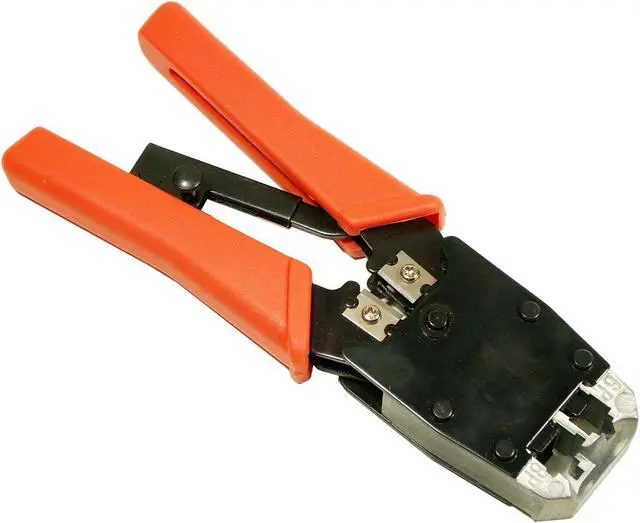 Alt view image 2 of 3 - Cable Crimper Tool RJ45/RJ11 Modular Plug Cat5e/Cat6 Network LAN Crimp Tool