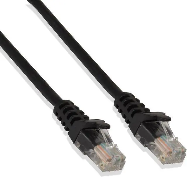 Main image of Black 2-feet premium Cat6 Patch LAN Ethernet Network Cable (10 Pack)