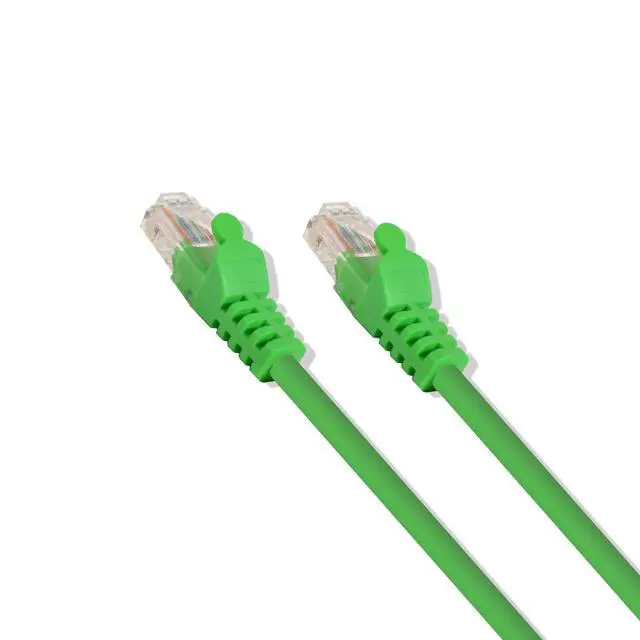Alt view image 3 of 3 - Green 2-feet premium Cat5e Patch LAN Ethernet Network Cable (10 Pack)
