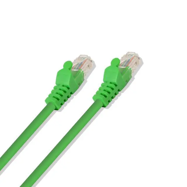 Alt view image 2 of 3 - Green 2-feet premium Cat5e Patch LAN Ethernet Network Cable (10 Pack)