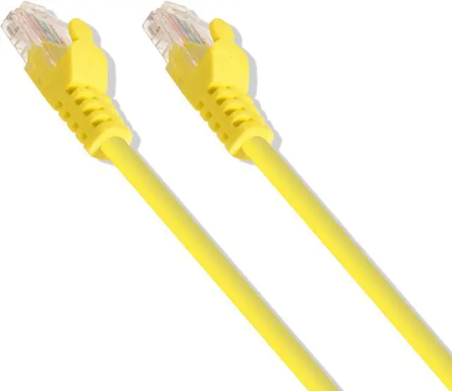Alt view image 3 of 3 - 10FT Cat6 UTP Ethernet Network Patch Cable RJ45 Lan Wire Yellow (25 Pack)