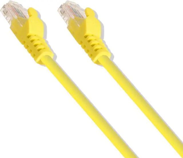 Alt view image 3 of 3 - 10Ft Cat6 Ethernet RJ45 Lan Wire Network Yellow UTP 10 Feet Patch Cable (5 Pack)