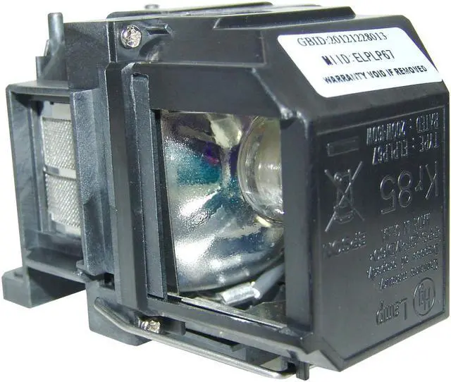 Alt view image 4 of 4 - Epson Powerlite X15  Genuine Compatible Replacement Projector Lamp . Includes New UHE 200W Bulb and Housing