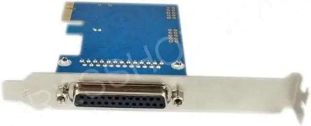 Alt view image 4 of 4 - PCI-E Express DB25 Parallel LPT Printer Port Card WCH CH382L Chipset