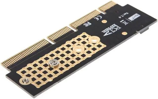 Alt view image 4 of 6 - M.2 NGFF NVMe SSD To PCI-E 3.0 X16/X8/X4 Adapter Expansion Card For 1U/2U Server