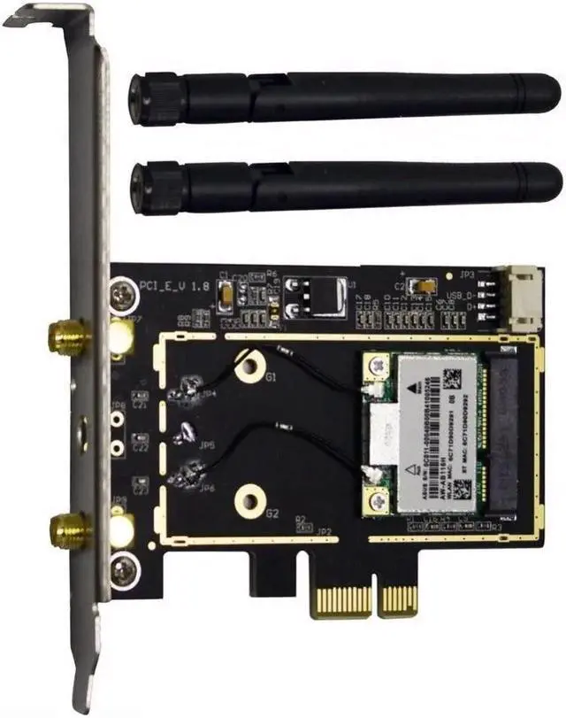 Main image of Adapter Desktop for Atheros AR5B22 300M Wireless Wifi Bluetooth 4.0 PCI-E Card Desktop PC Adapter