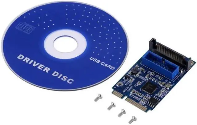 Main image of Amify Mini PCI-Express PCI-E to USB 3.0 19pin Header Card Adapter For Win 7 8
